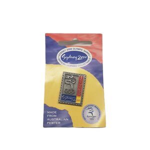 Sydney 2000 Olympic Games Australian Pewter‎ Pin Tradeable "Share The Spirit"